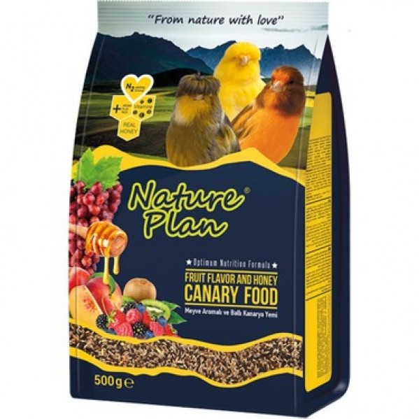 NATURE PLAN MEYVE&BALLI KANARYA YEM 500G